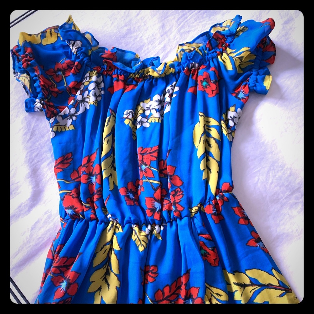 Floral Maxi Wrap Dress